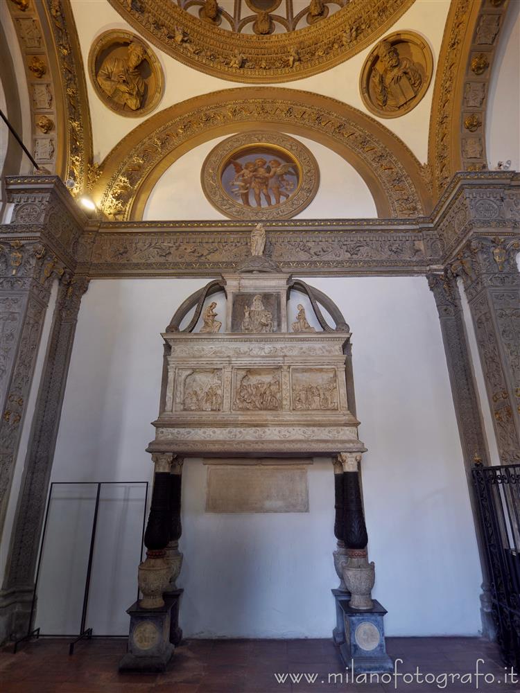 Milan (Italy) - Left wall of the Brivio Chapel in the Basilica of Sant'Eustorgio